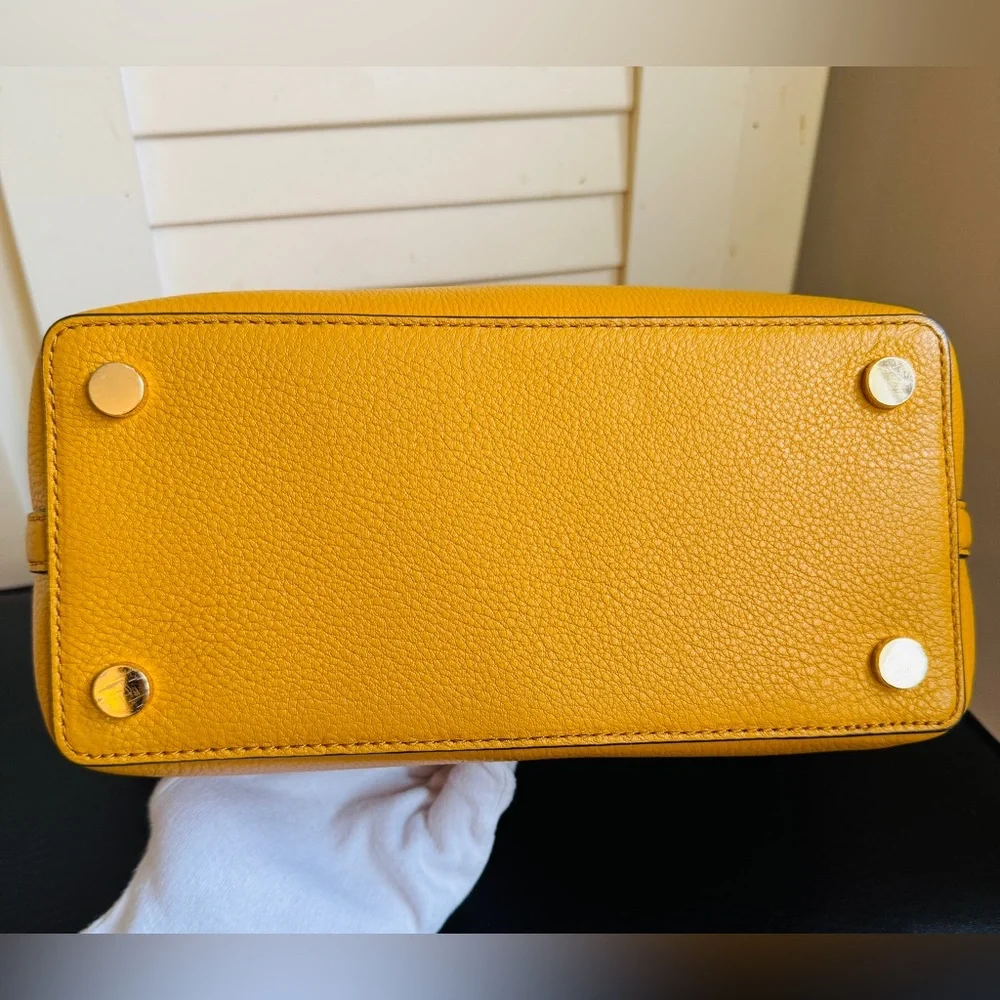 Set of 2 Michael Kors Brooklyn Pebbled Leather Satchel with Coin Purse - Picture 5 of 14